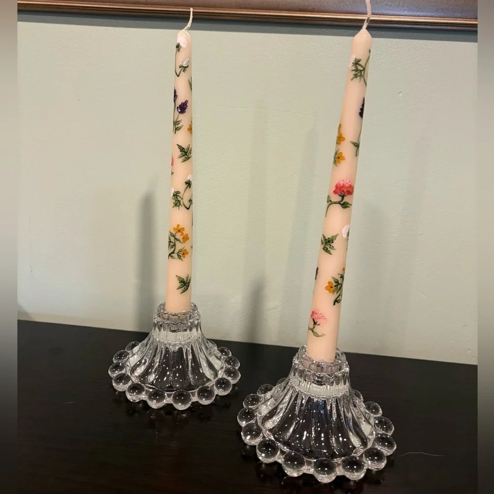Berwick-Boopie set of 2 stackable candlestick holders